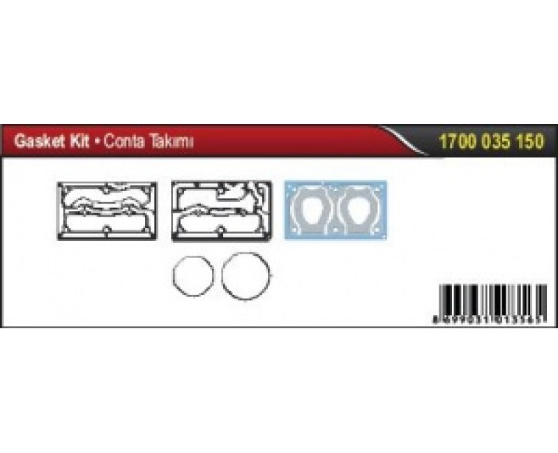 Р/к прокладок компресора WABCO, RVI Premium 440 (вир-во VADEN)