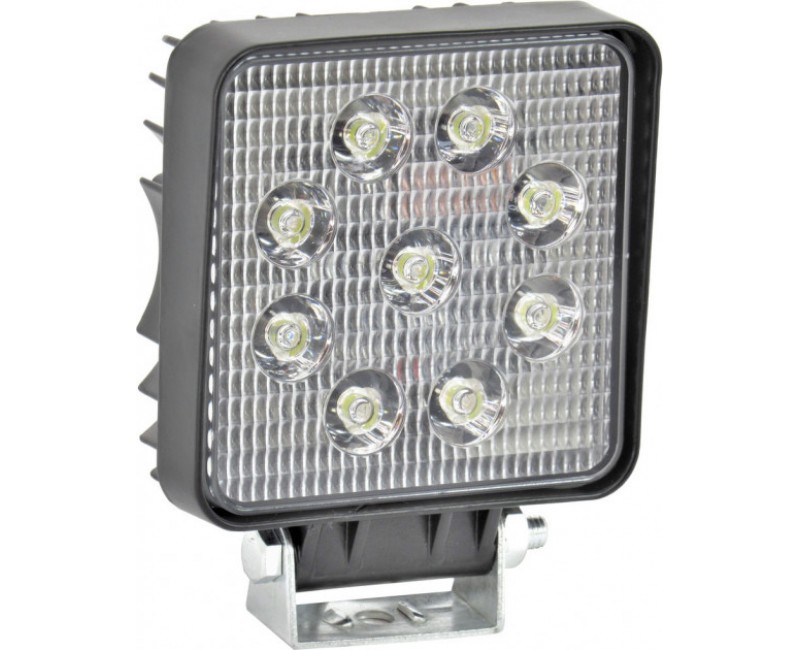 Фара LED дополнительная 12/24V 9х3W 106х106х47 (пр-во TEMPEST)