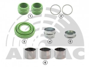 Р/к супорта WABCO 19,5-22,5 пильовики, втулки (пр-во Andtech)