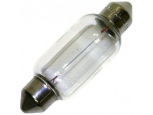 Лампа 24V софітна C10W24V 10W SV8.5-8 (38мм C10W 24) (вир-во Magneti Marelli)