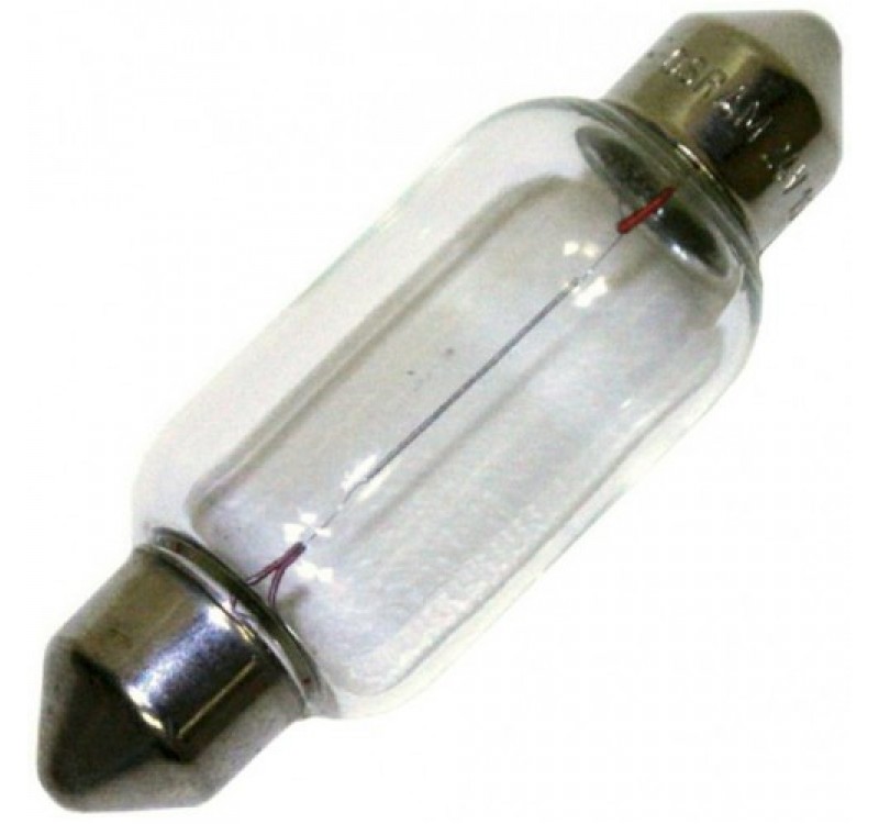 Лампа 24V софітна C10W24V 10W SV8.5-8 (38мм C10W 24) (вир-во Magneti Marelli)