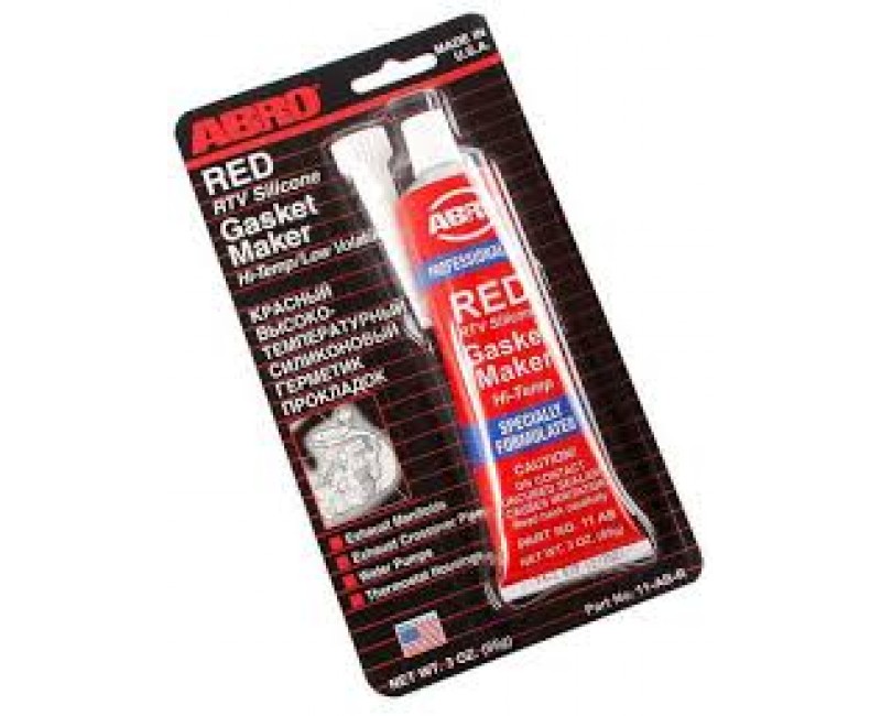 Герметик прокладок красный 85г (пр-во ABRO)