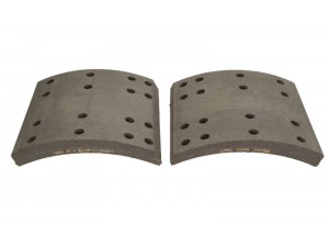 Накладка гальм. (компл. на вісь) 419х203 2-й рем. FRUEHAUF, ROR, TRAILOR (вир-во Lumag)