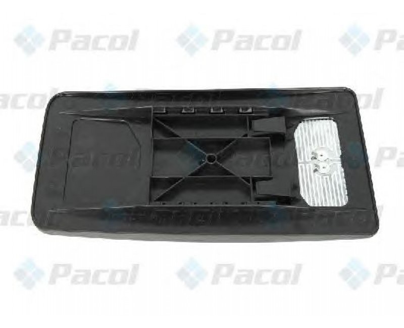 Скло дзеркала заднього виду (вставка) 380х200 MAN TGS, TGX (вир-во PACOL)