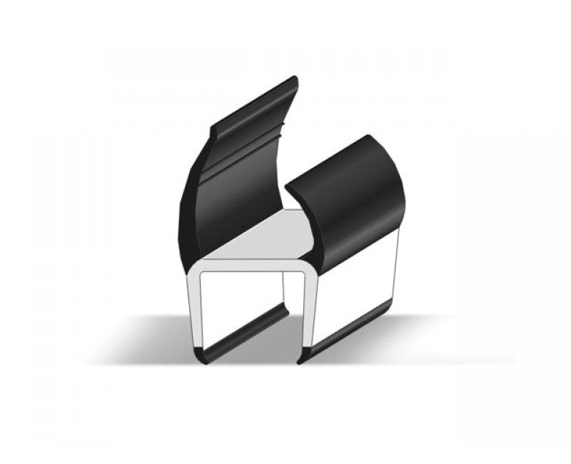 Ущільнювач для воріт фургонів гумовий 19мм 5м