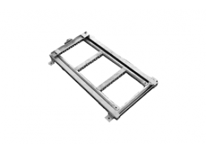 Сходи для фургона висувні 3 сходинки 680х382мм (гарячий цинк)