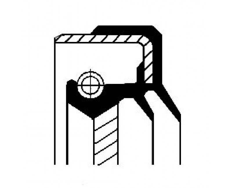 Сальник дифференциала 85x140x13/17 DAF (пр-во Corteco)