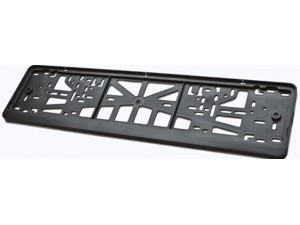 Рамка номера чорна