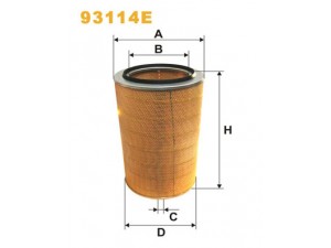 Фільтр повітряний IVECO (вир-во M-filter)