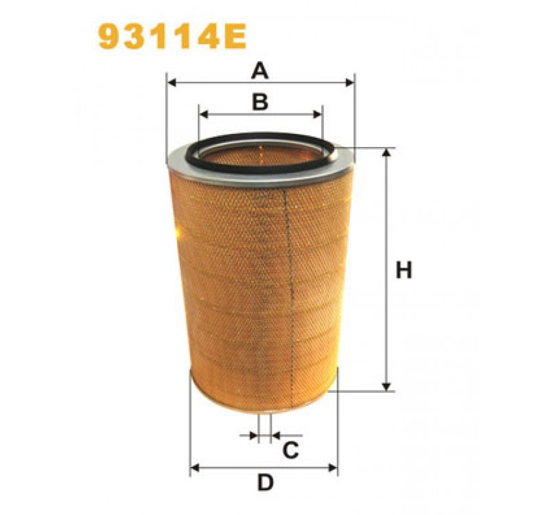 Фильтр воздушный IVECO (пр-во M-filter)