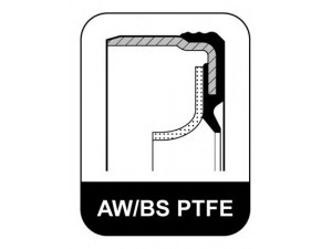 Сальник колінчастого валу, перед (100x130x12) (вир-во ELRING)