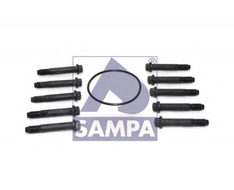 Болт М12*1,5*75 (компл. з 10 шт. на колесо) SAF Integral (вир-во Sampa)