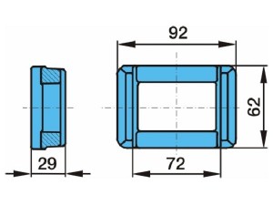 Пластина 24x90x72,3x5 ресори (для 03.295.46.21.0) (вир-во BPW)