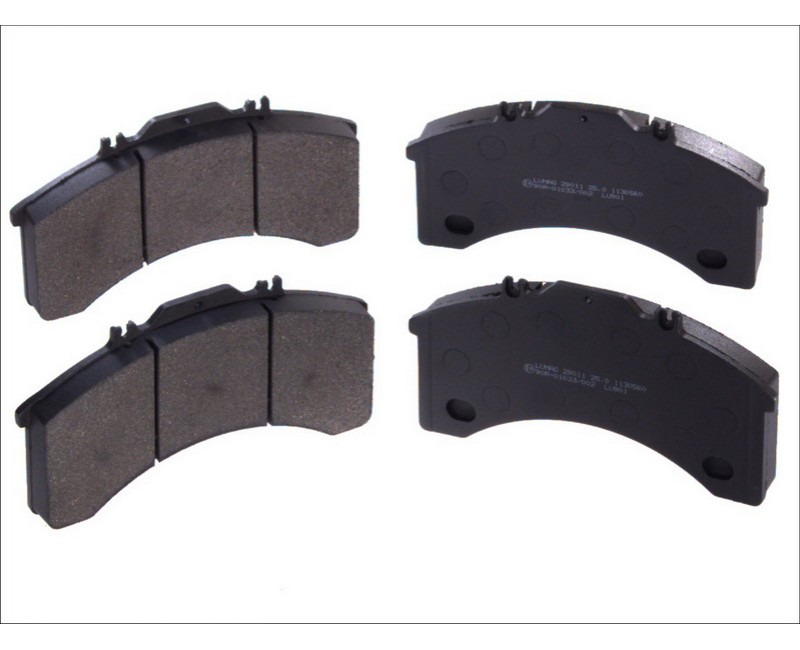 Колодки гальм. диск. (компл. на вісь) IVECO Eurocargo, Tech, Star (вир-во Lumag)