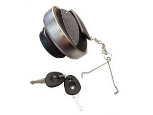 Кришка паливного баку SCANIA (пластик з метал. ободом) 60мм. (з ключем та ланцюгом)