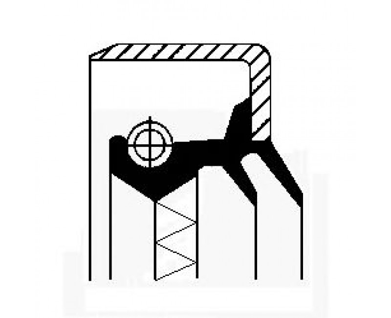 Сальник Дифер., зад. Короб. FL608 (66,67x115,92/125,4x12 B1VISL1SFDRWX6) (вир-во CORTECO)