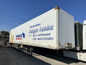 Напівпричіп SCHMITZ SKO 24 (2000 р.) Н/ПР-Фургон-Е, Гідроборт, BPW напівресора