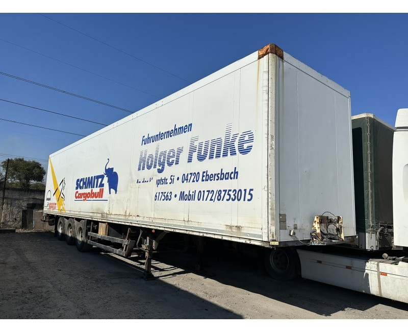 Напівпричіп SCHMITZ SKO 24 (2000 р.) Н/ПР-Фургон-Е, Гідроборт, BPW напівресора