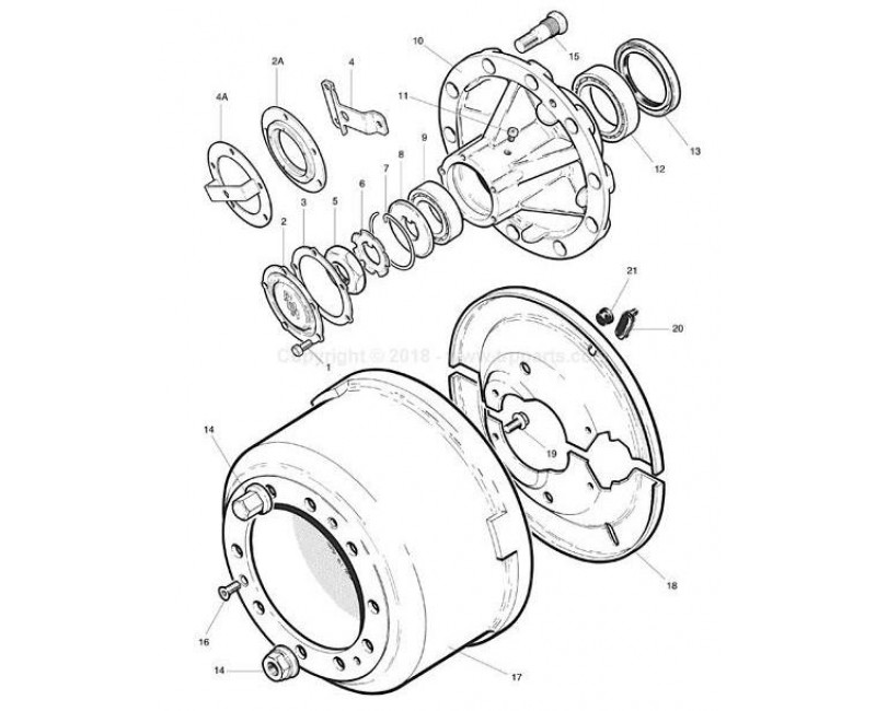 Ступиця ROR 5 болтів 14219784 тип TE