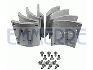 Накладки гальм. 410х223 станд. MAN F90, F2000 (пр-во LUMAG)