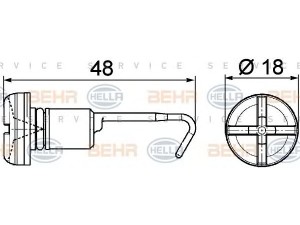 Болт-пробка радіатора RVI