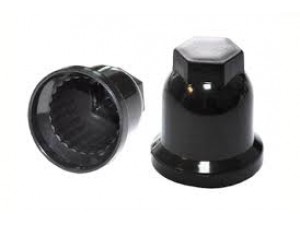 Ковпачок на гайку 32 чорний високий