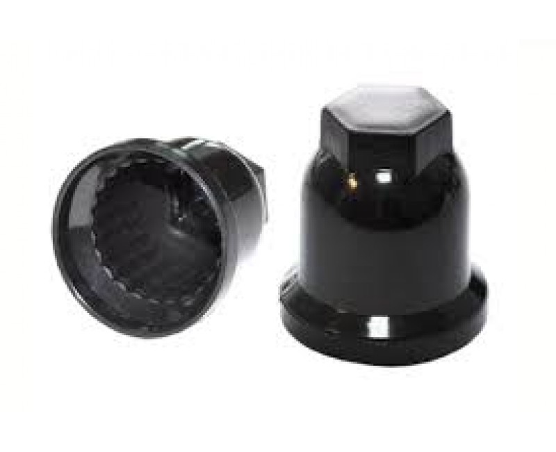 Колпачок на гайку 32 черный высокий