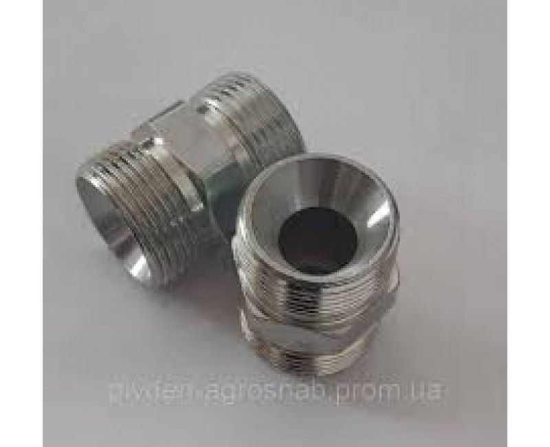 Штуцер перехідний S24хS27 (М20x1,5-М22x1,5) <ДК>