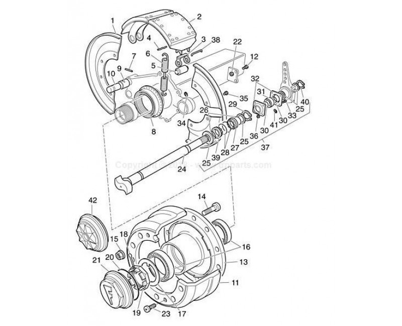 Ступиця Fruehauf висока P, PS, PSL