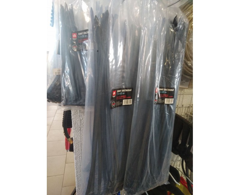 Хомут Пластик. (4905845973 чорний)