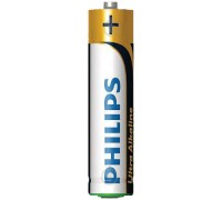 Батарейка LR03/AAA Ultra Alkaline (пр-во Philips)