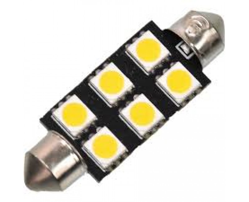 Лампочка софітна (LED) C5W SV8,5-8 41mm 24V10W