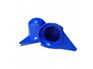 Ковпачок на гайку 32, з вказівником, синій