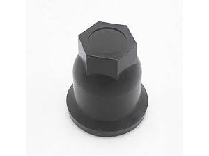 Ковпачок на гайку 33, високий, чорний