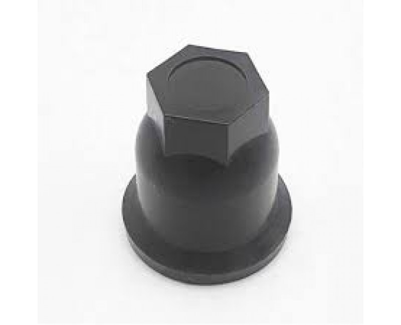 Ковпачок на гайку 33, високий, чорний