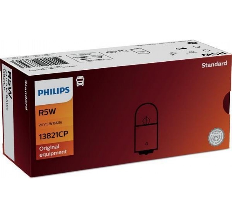 Лампочка 24V R5W24V 5W BA15s (вир-во Philips)