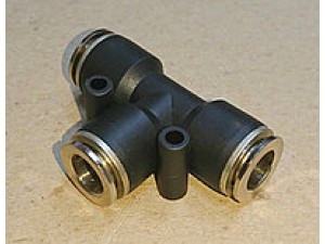 З'єднувач аварійний трійник 12х12х12 (пластик/метал) (RIDER)