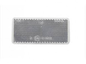 Катафот прямокутний білий, 44*94 мм, (HORPOL)