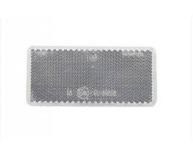 Катафот прямокутний білий, 44*94 мм, (HORPOL)