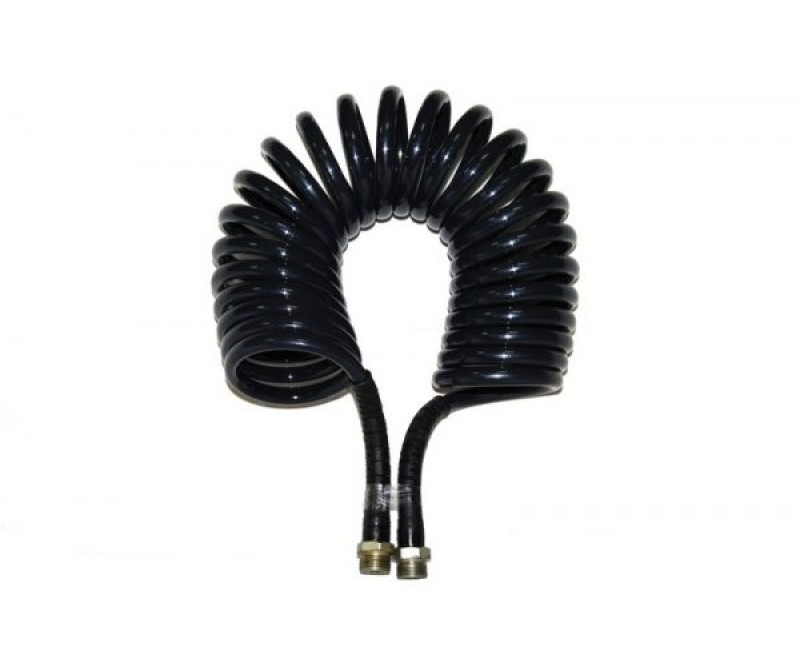 Шланг кручений Повітря M22 (чорний с черв. накінечник) (вир-во RIDER)