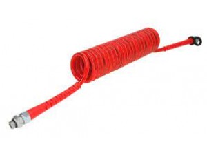 Вітий шланг повітря М16х1,5 (червоний) (пр-во Wabco)