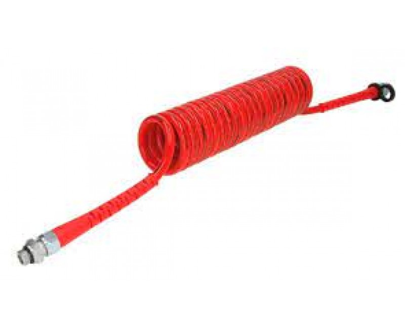 Вітий шланг повітря М16х1,5 (червоний) (пр-во Wabco)