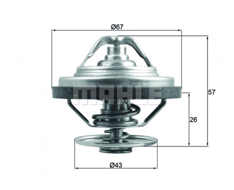 Термостат (83 ° C) MAN