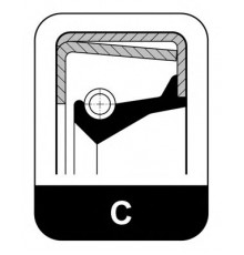 Сальник ступиці  90X120X13 MB (вир-во Elring)