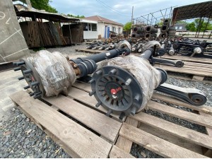 Вісь SAF Нова тип BI9-22S01 на напівресорі (довжина 2220, кріплення супорта 1800, колія 1200)